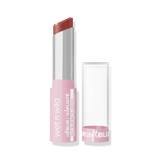 Wet n Wild Cloud Pout Soft Blur Matte Lipstick, Nude for Love - 0.11oz