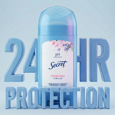 Secret Solid Antiperspirant & Deodorant - Powder Fresh Scent - 2.7oz/2ct