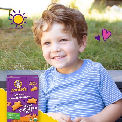 Annie's Organic Cheddar Bunnies Baked Snack Crackers - 7.5oz