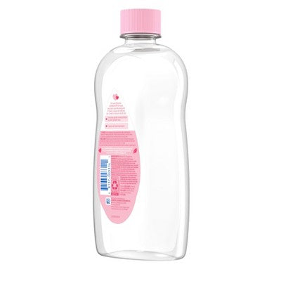 Johnson's Baby Body Pure Mineral Oil, Gentle & Soothing Massage Oil for Dry Skin - Original Scent - 20oz