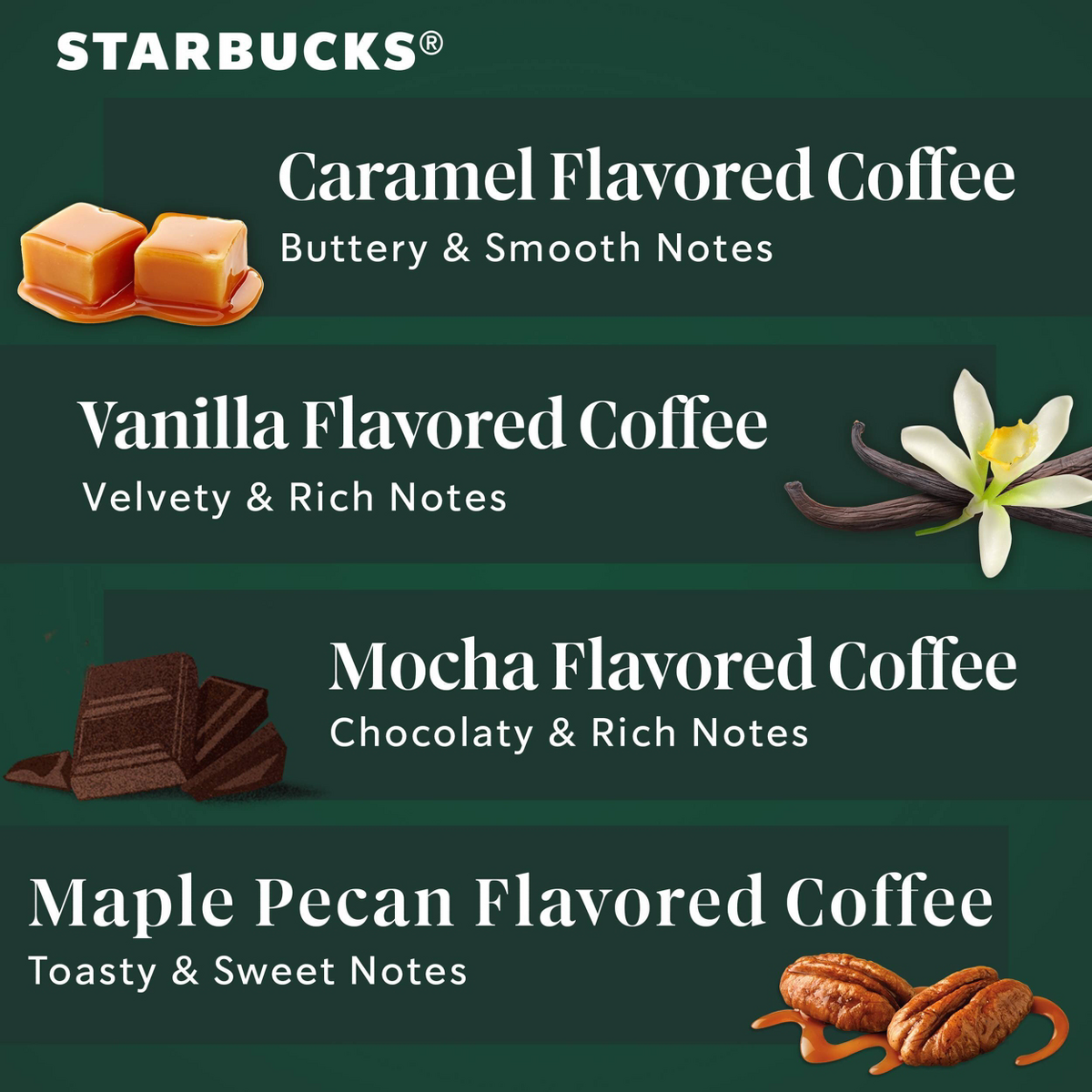 Starbucks Variety Pack Keurig K-Cups Dark Roast Coffee - 42ct