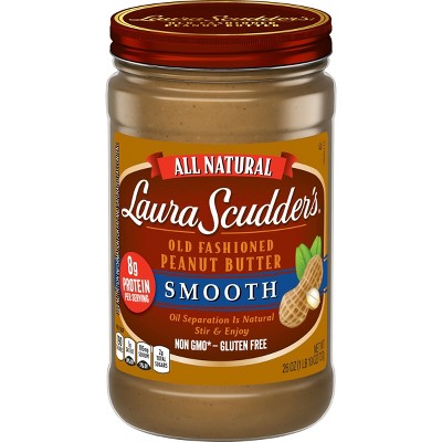 Laura Scudder's All Natural Smooth Peanut Butter - 26oz