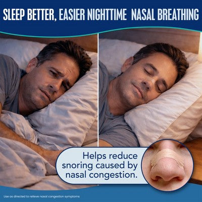 Breathe Right Lavender Scented Drug-Free Nasal Strips for Congestion Relief - 26ct