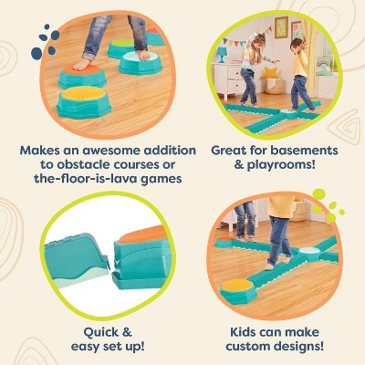B. toys Sensory Balance Beams for Active Play Balance and Build Set