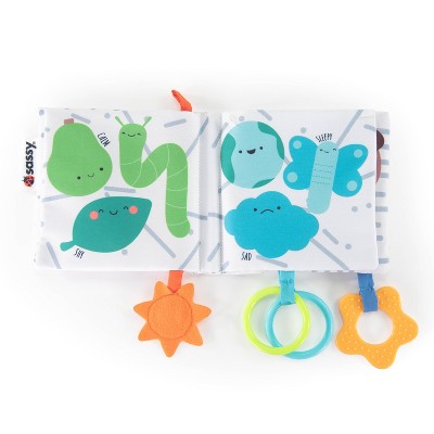 Sassy Toys Rainbow of Emotions Activity Book Baby Learning Toy