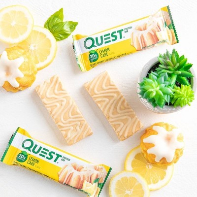 Quest Nutrition Lemon Cake Bar - 4ct