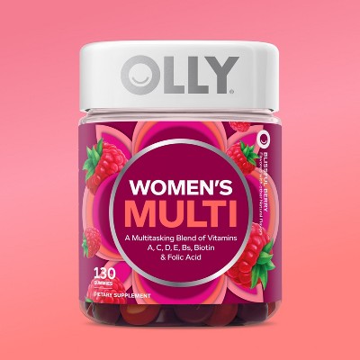 OLLY Women's Multivitamin Gummies - Berry - 130ct