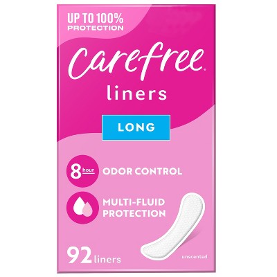 Carefree Unwrapped Unscented Panty Liners