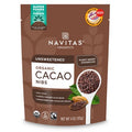 Navitas Organics Unsweetened Cacao Nibs - 4oz: Organic Certified, Vegan, Fair Trade Certified