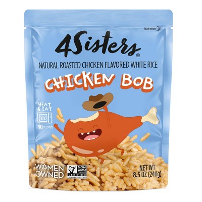 4Sisters Roasted Chicken White Rice Kid's Pouch Chicken Bob - 8.5oz