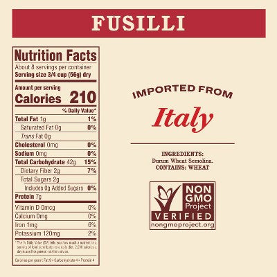 Rao's Homemade Fusilli Pasta - 16oz