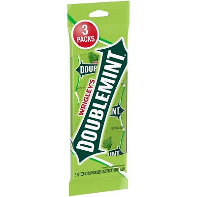 Wrigley's Doublemint Bulk Chewing Gum Value Pack - 15ct/3pk
