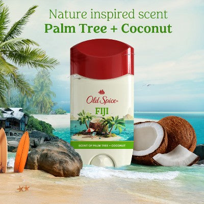 Old Spice Men's Fiji with Palm Tree Antiperspirant & Deodorant - 2.6oz