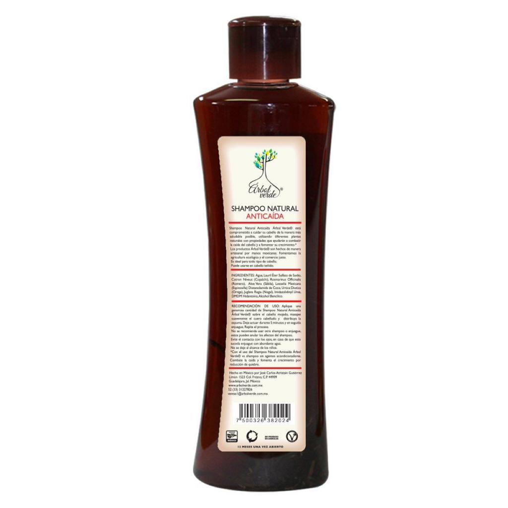 Arbol Verde Shampoo de Hierbas para la Caida del Cabello 16.9 fl oz
