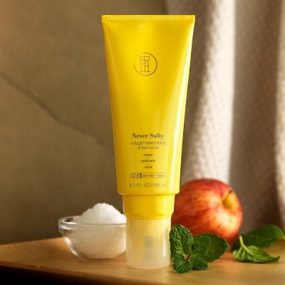 TPH By Taraji Never Salty Exfoliating Sugar Scalp Scrub Rinse with Apple Cider Vinegar & Peppermint Oil - 6.7 fl oz