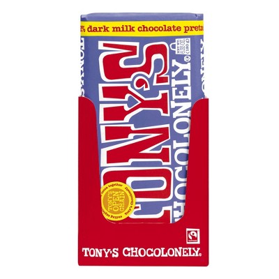 Tony's Pretzel and Toffee Milk Chocolate Candy Bar - 6.35oz