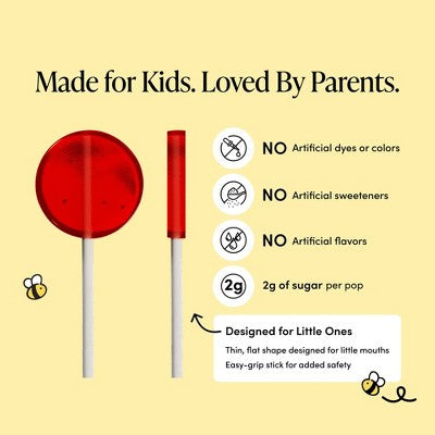Beekeepers Naturals Kids' Propolis Immune Support Lollipops - Watermelon - 15ct