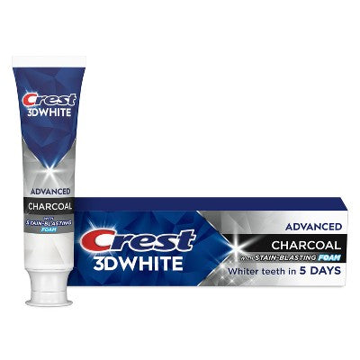 Crest 3D White Advanced Charcoal Teeth Whitening Toothpaste