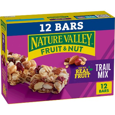 Nature Valley Fruit & Nut Trail Mix Bars - 14.4oz/12ct