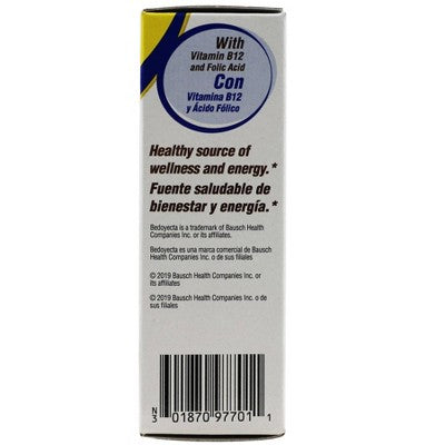 Bedoyecta Multivitamin Capsules with B12 and Folic Acid Dietary Supplement Capsules - 30ct