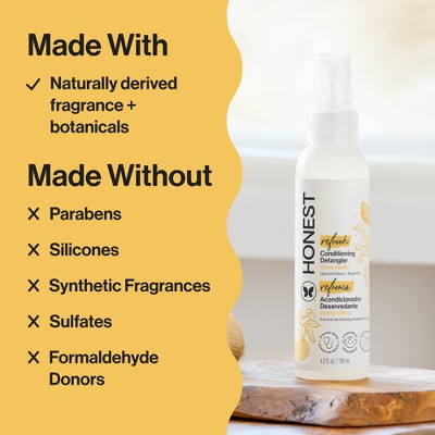 The Honest Company Refresh Conditioning Detangler - Citrus Vanilla - 4 fl oz