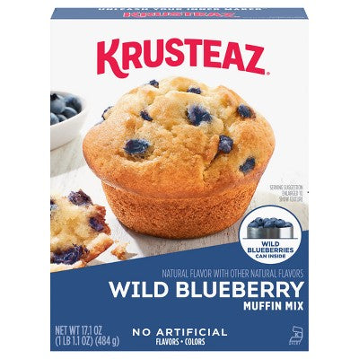 Krusteaz Wild Blueberry Muffin Mix - 17.1oz