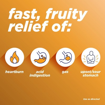 Alka-Seltzer Heartburn + Gas ReliefChews, Antacid Chews for Acid Indigestion Relief - 110ct