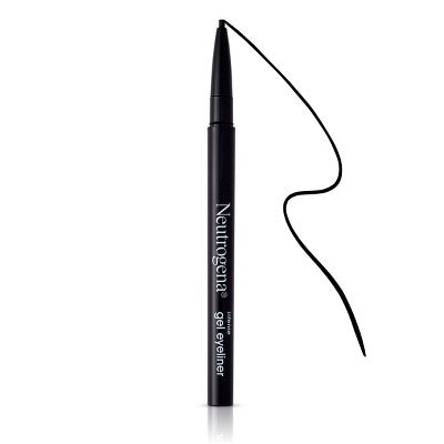 Neutrogena Intense Gel Eyeliner with Antioxidant Vitamin E, Smudge & Water-Resistant - Jet Black - 0.004oz