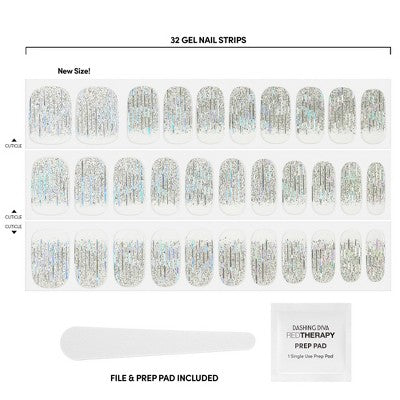 Dashing Diva Gloss Nail Art - Going Platinum - 32ct