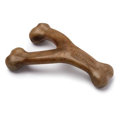 Benebone Wishbone Dog Chew Toy - Bacon - M