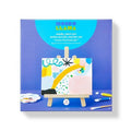 25pc Artist Acrylic Starter Set - Mondo Llama™: Easel & Paint Kit with Brushes, Palette, Canvas Boards, Design Guide
