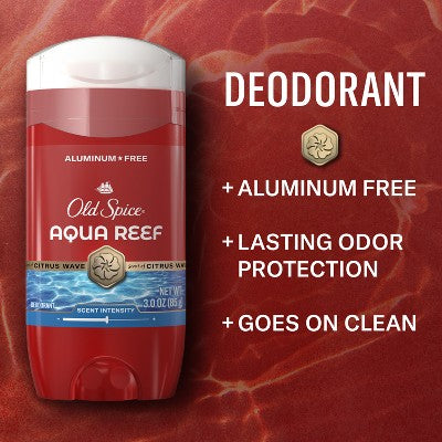 Old Spice Red Zone Aqua Reef Deodorant - 3oz