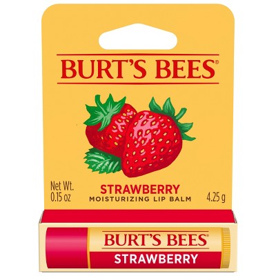 Burt's Bees Lip Balm - Strawberry - 0.15oz