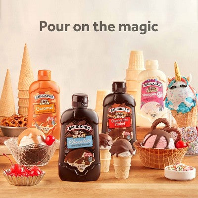 Smucker's Magic Shell Chocolate Fudge Topping - 7.25oz: Sweetened with Corn