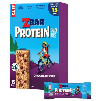 Zbar Protein Gluten Free Chocolate Chip Granola Snack Bars - 5g Protein - 19.05oz/15pk