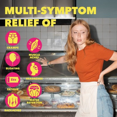 Midol On the Go Menstrual Symptom Relief with Acetaminophen Tablets - 20ct