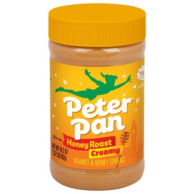 Peter Pan Honey Roast Creamy Peanut Butter Spread - 16.3oz: Gluten-Free, No High Fructose Corn Syrup