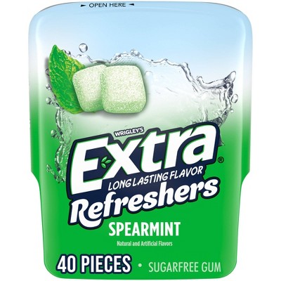 Wrigley's Extra Refreshers Spearmint Sugar-Free Gum - 40ct