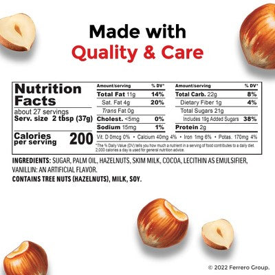 Nutella Hazelnut Spread - 35.2oz