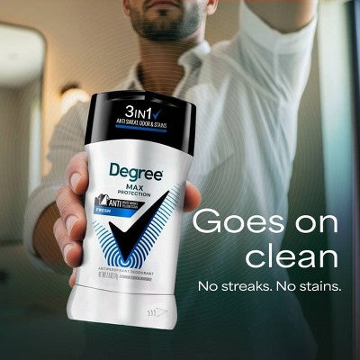 Degree Men Ultraclear Black + White Fresh 72-Hour Antiperspirant & Deodorant - 2.7oz