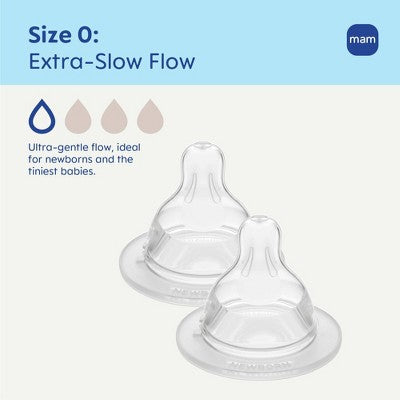 MAM Bottle Nipples - 2pk