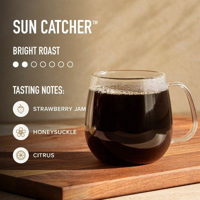 Peet's Coffee Sun Catcher Light Roast Single Serve Coffee Pods - 22ct: Compatible With Keurig, Arabica Beans
