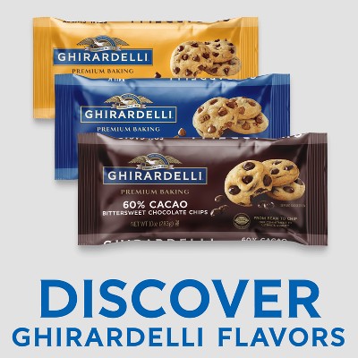 GHIRARDELLI Premium Baking 60% Cacao Bittersweet Chocolate Chips - 10oz