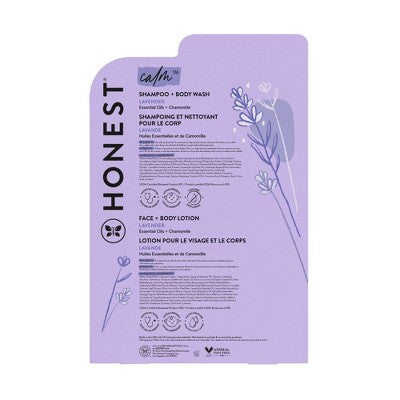 The Honest Company Calm Shampoo + Body Wash and Lotion Duo - Lavender - 18.5 fl oz