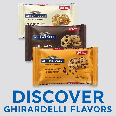 GHIRARDELLI Premium Baking Semi-Sweet Chocolate Chips - 24oz