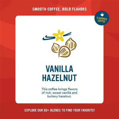 Cameron's Coffee Vanilla Hazelnut Light Roast Coffee Pods - 24ct