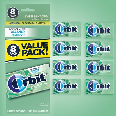 Orbit Sugar-Free Sweet Mint Gum Value Pack - 14ct/8pk