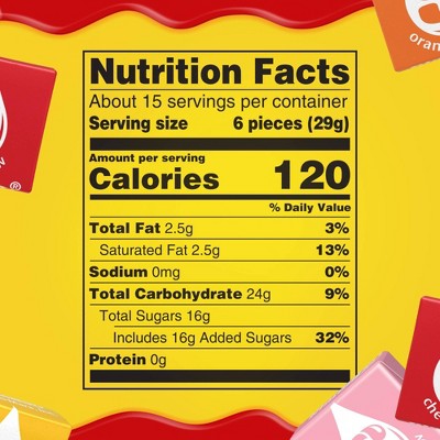 Starburst Originals Chewy Candy, Individually Wrapped Fruit Chews Sharing Size - 15.6oz