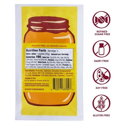 Ground Up Snickerdoodle Almond & Cashew Butter Pouch - 1.15oz