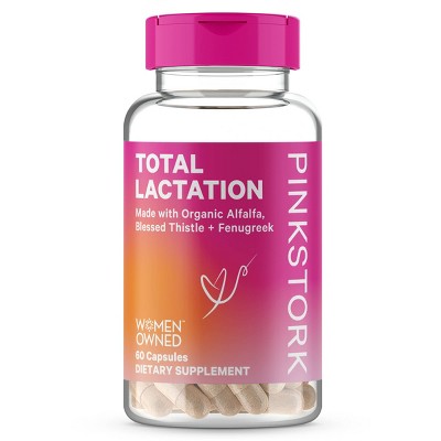 Pink Stork Total Lactation Herbal Supplement Capsule - 60ct